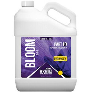Rx Green Solutions Part B Concentrate for Bloom Growth, 128 oz.