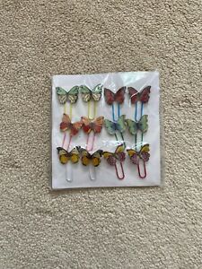 Butterfly Paperclips Set of 24