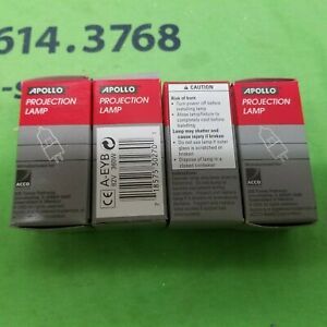 Lot of 4 -  Apollo A-EYB 82V 360W Overhead Projection Lamps