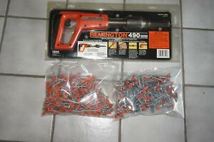 Remington 490 Power Driver  and 2 bags of Power Fasteners