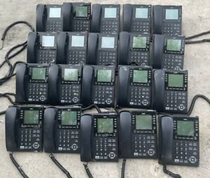 Lot Of 20 NEC ITY-8LDX-1(BK)TEL DT820 Desi-Less Display Business IP Phones