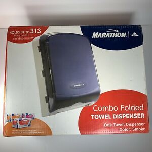 Marathon Combo Folded Towel Dispenser 313 Towel Capacity Brand New Open Box/ Key