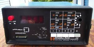 Lot 101: Vintage Electro Scientific Model 252 Impedance Meter
