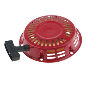 Pull Start Red Recoil Cover Fits For Honda 168F 170F Plastic Assembly