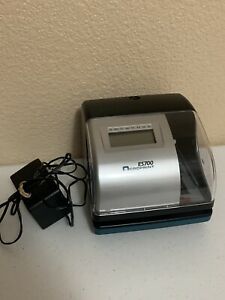 Croprint ES700 Electronic Time Recorder No Key Tested Works