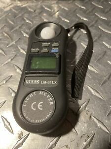 REED Instruments LM-81LX Compact Light Meter, 20,000 Lux / 2,000 Foot Candles Fc
