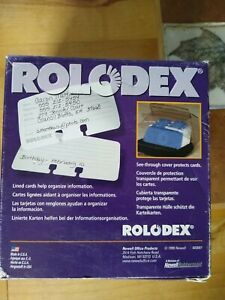 Vintage 1998 Rolodex Office Card File 67072 Platinum 125 Cards Index Tabs NEW