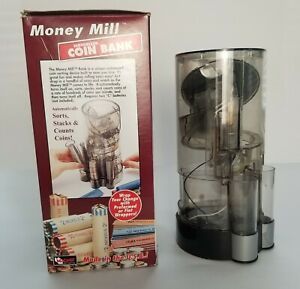 Money Mill Motorized Coin Bank Vintage 1992
