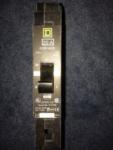20 amp single pole 277 volt breaker EDB14020