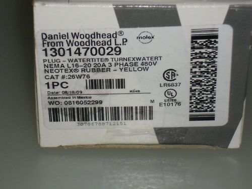 Daniel wodhead plug 1301470029  *new* for sale