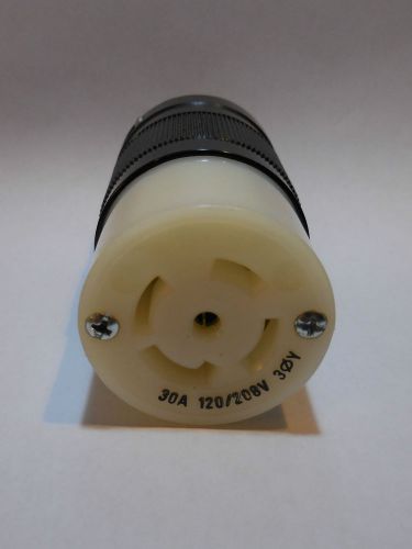 Marinco 3021c 30a 120/208v l21-30 female connector 3 ph 5 wire same as hbl2813 for sale