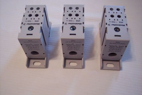 WEIDMULLER, 1879360000, POWER DISTRIBUTION BLOCK  WPDB 70/35 1-4 AL 3/PKG