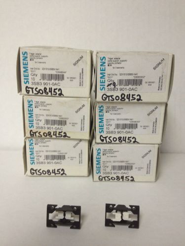 Lot of 6 Boxes - Siemens Adapter 3SB3 901 0AC - ~59 pieces