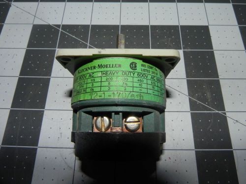 KLOCKNER-MOELLER T2-1-170/ETH ELECTRIC SWITCH