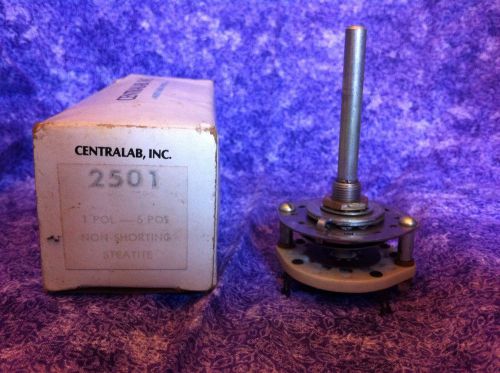 Central Lab Non-Shorting Rotating Switch 2501