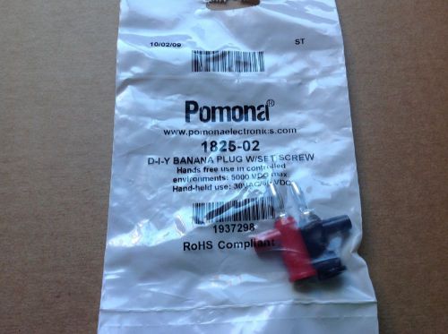 Pomona 1825-02 D-I-Y Banana Plug With Set Screw