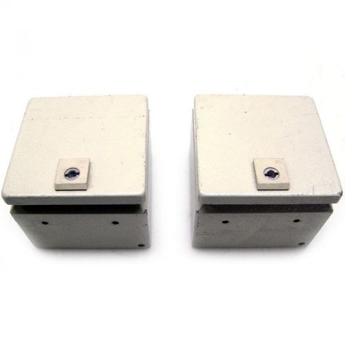 Lot of 2 rittal eb1553 6&#034;(l) x 6&#034;(w) x 3&#034;(h) type 4 control panel enclosure for sale