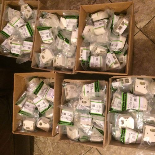 LOT of 100 Ortronics TracJack  2 port surface mount box OR-404TJ2 biscuit jack