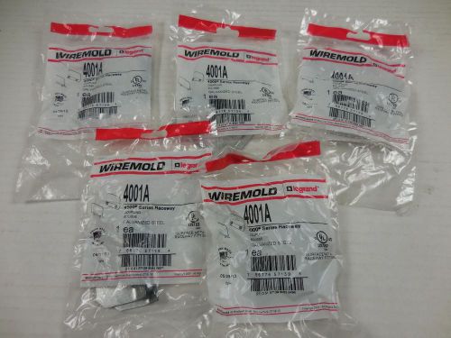 Lot of 5 legrand wiremold 4001a 4000 series raceway coupling galvanized  nib for sale