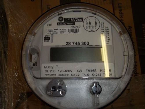 Electric Meter - GE 16S CL200 PolyPhase Energy Meter w/ Itron ERT