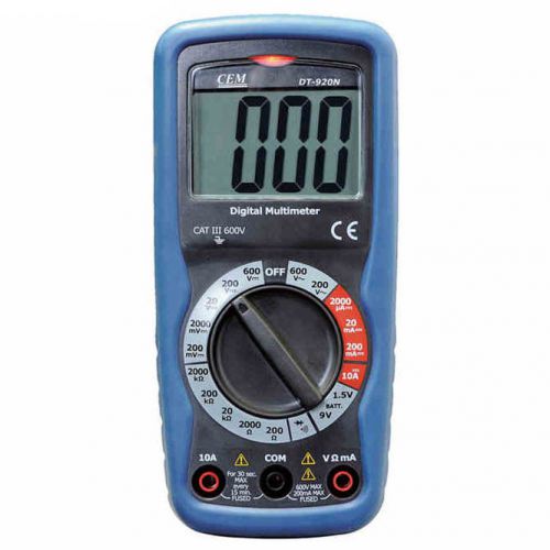 Cem dt-920n automatic range digital multimeter ac/dc full protect volt-ammeter for sale