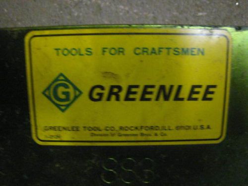 Greenlee 5018267 883 hydraulic 1-1/4&#034; - 3&#034; conduit pipe bender frame for sale