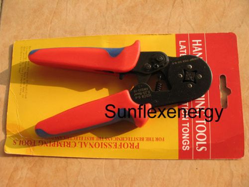 Cable crimping plier adjustable ratchet ferrule wire crimper tool kit wxc8 6-4 for sale
