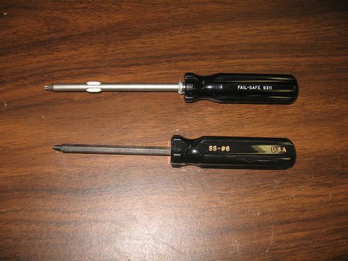 2 SPANNER SECURITY SCREWDRIVERS SS-