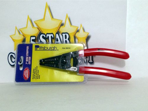Brand NEW Sealed PITTSBURGH 7&#034; Wire Stripper / Cutter #98410 + FREE HF Coupons