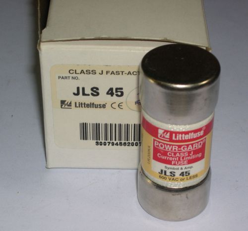 LITTELFUSE, 45A FAST ACTING FUSES, JLS 45, PARTIAL BOX OF 2