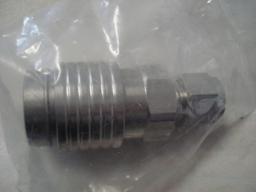 PARKER NSS-371-6MA NSS SERIES COUPLER,3/8IN A-LOK PORT END,SS