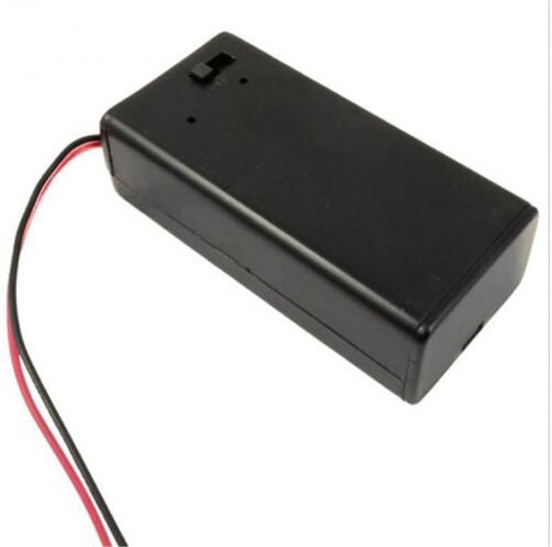 1PCS 9V Volt PP3 Battery Holder Box DC Case With Wire Lead ON/OFF Switch Cover