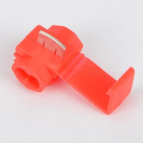 New Electrical Cable Wire Snap Lock Splice Connectors Red MSYP