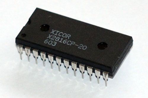 5x XICOR X2816CP-20 5 Volt, Byte Alterable E2PROM X2816