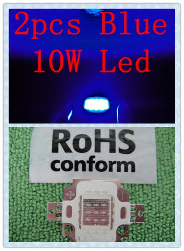 2pcs 10w blue super bright 300lm energy save power 10watt 9v-12v dc led light mh for sale