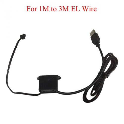Cool USB 5V Inverter DC AC Regulator for 1M To 3M EL Wire Electroluminescent