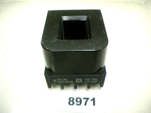 (8971) Square D Coil 31091-400-38 120VAC Contactor or Starter