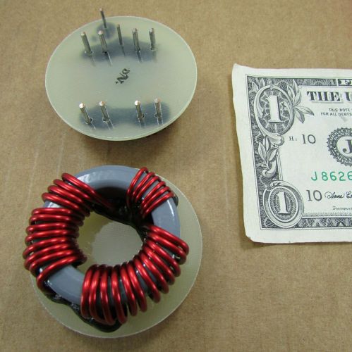 2 large dt magnetics wire wound ferrites, chokes filters,toroids inductors t8820 for sale