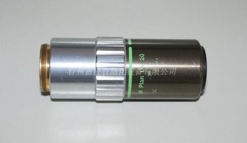 Used mitutoyo m plan uv 20x / 0.36 f=200 microscope objective lens for sale