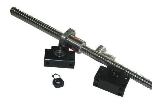 Ball screw SFU 1605  L850mm single  ballnet+BK BF/12+2pcs 6.35x10 couplers