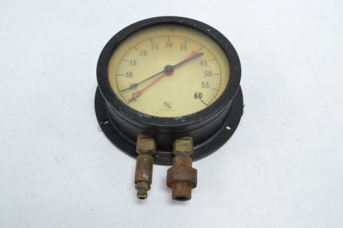 Ashcroft twin needle pressure 0-60psi 5-1/2 in gauge b254738 for sale