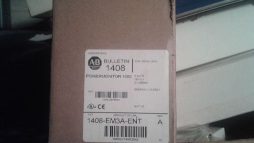Allen Bradley 1408-EM3A-ENT PM1000 Energy Monitor Series A *New Factory Sealed*