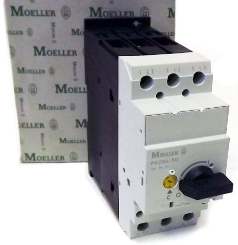 New moeller pkz motor protective circuit breaker manual 50a klockner pkzm4-50 for sale