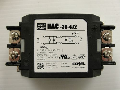 New Cosel Noise Filter, NAC-20-472