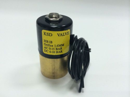 1/8npt, solenoid valve, 0 - 10 bar (150 psi) 2/2 n.c., air, water, oil, brass for sale