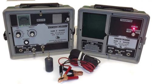 New tinker &amp; rasor mark v ranger pipe &amp; cable locator transmitter &amp; receiver for sale