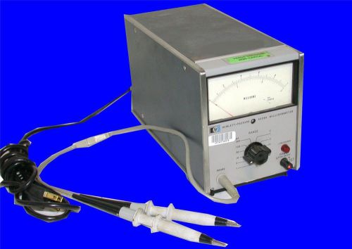 Very nice hewlett packard milliohmmeter model 4328a with probes for sale