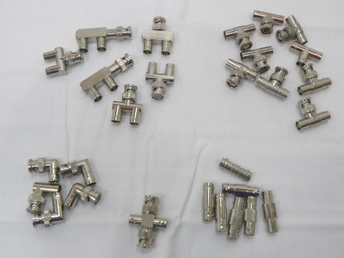 BNC ADAPTER LOT 28 pieces total USED