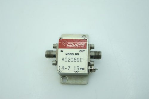 Teledyne COUGAR RF Power Amplifier AC2546 10-2500MHz 16dBm 10dB TESTED