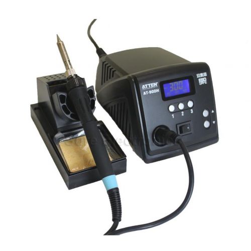 Atten at-90dh soldering iron station 100-500c fast heatingup sleep mode 220v esd for sale